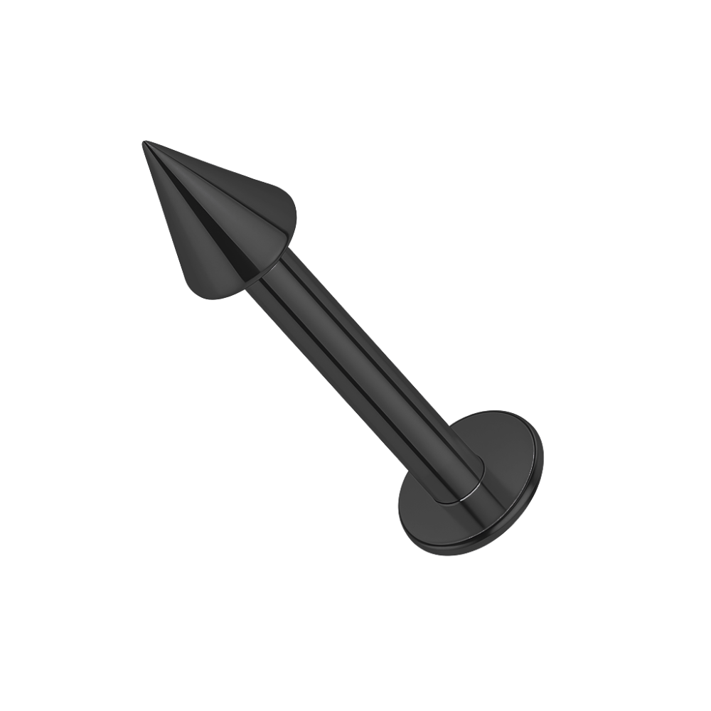 316L Surgical Steel Internally Threaded Cone Top Labret Stud