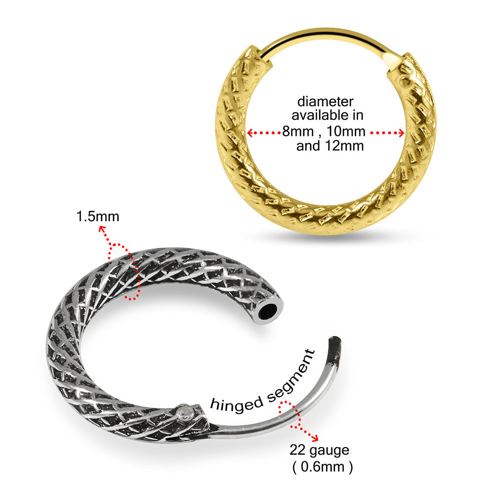 925 Sterling Silver Laser Cuts Earring Sterling Silver Sterling Silver / 8mm Sterling Silver / 10mm Sterling Silver / 12mm Yellow Gold Plating / 8mm Yellow Gold Plating / 10mm Yellow Gold Plating / 12mm Rose Gold plating / 8mm Rose Gold plating / 10mm Rose Gold plating / 12mm Oxidised / 8mm Oxidised / 10mm Oxidised / 12mm