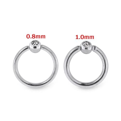 316L Surgical Steel Flexible BCR Piercing Jewellery - Monster Piercing