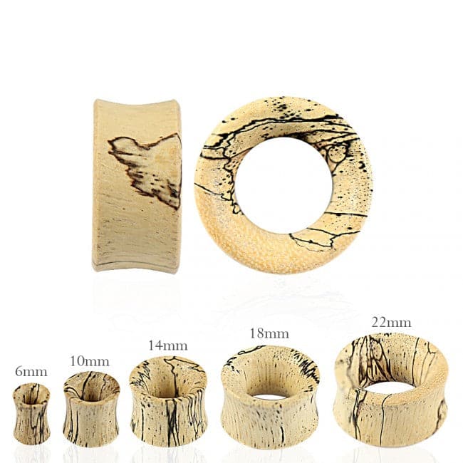 Organic Tamarind Wood Double Flared Ear Tunnel - Monster Piercing
