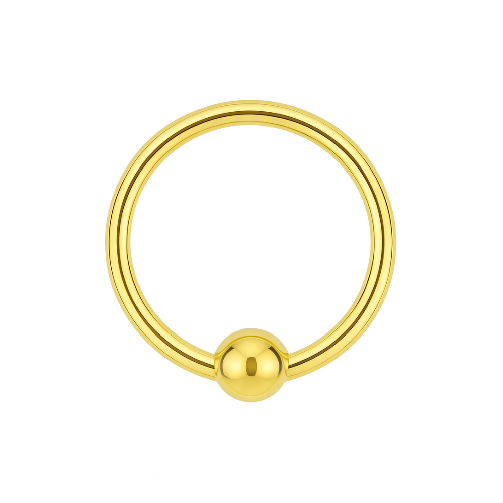 925 Sterling Silver 18G (1.0mm) BCR Nose Ring - Monster Piercing