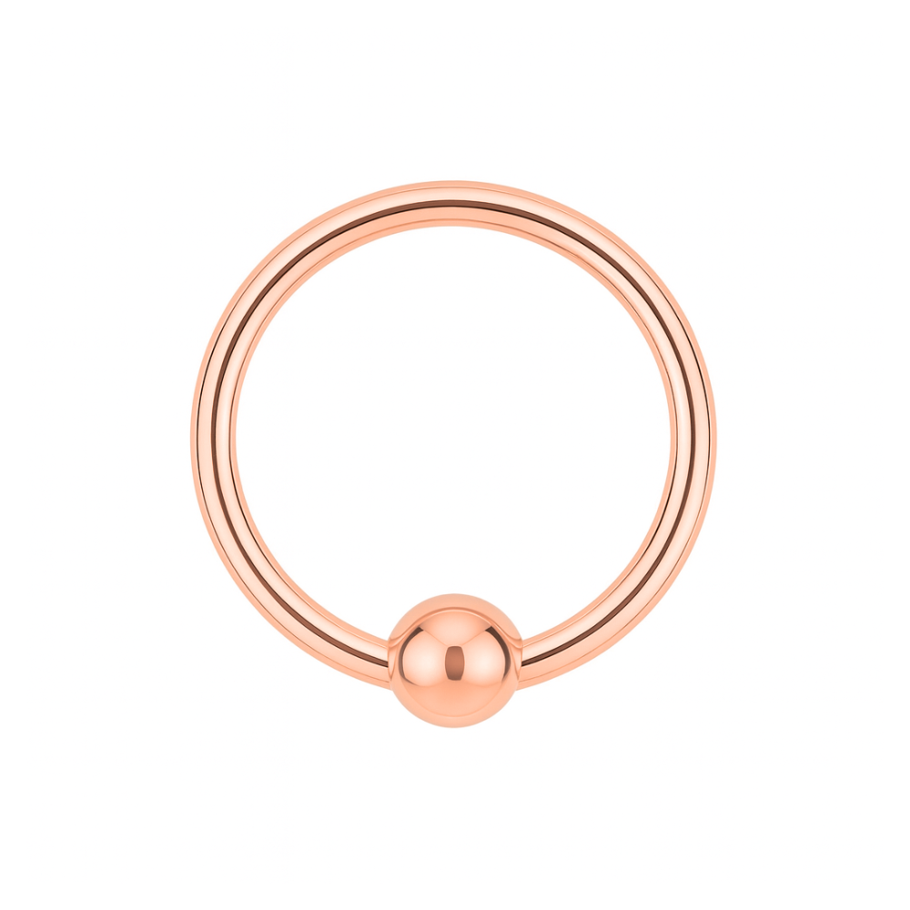 925 Sterling Silver 18G (1.0mm) BCR Nose Ring - Monster Piercing