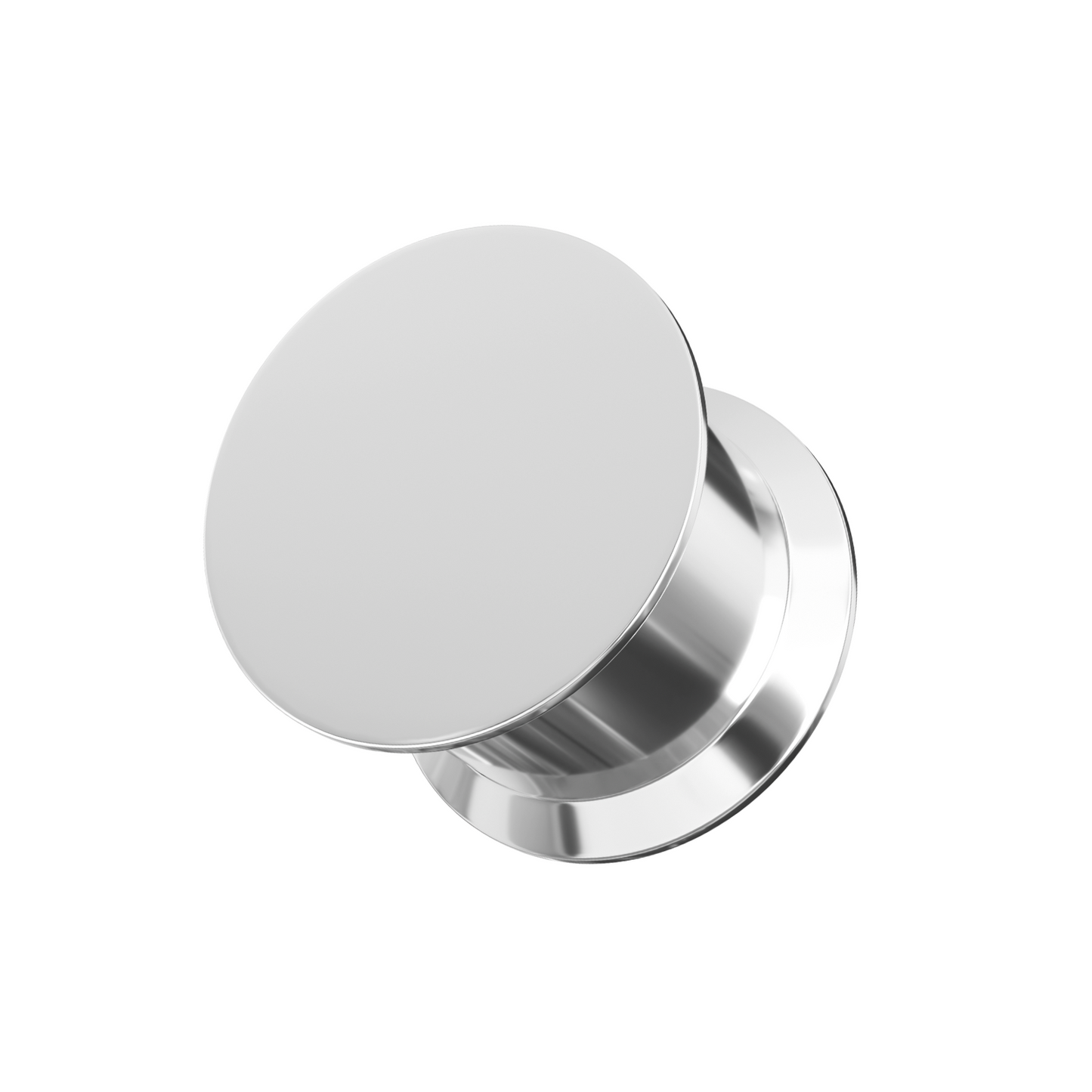 316L Surgical Steel Plain Double Flared Internally Threaded Tunnel - Monster Piercing