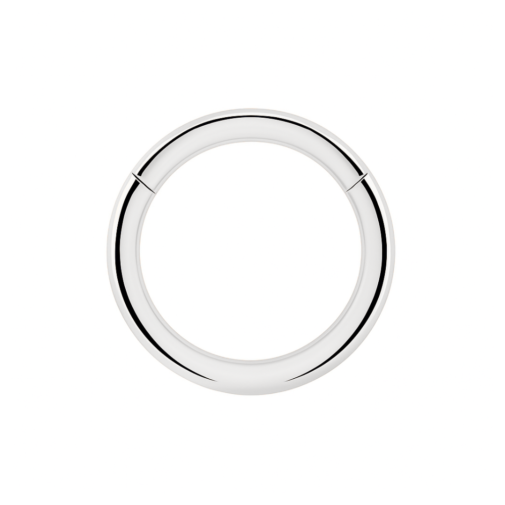 925 Sterling Silver Classic Hinged Segment Clicker Ring - Monster Piercing