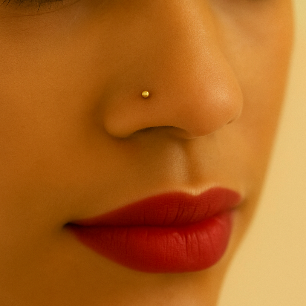 9K Gold Nose Screw - Monster Piercing