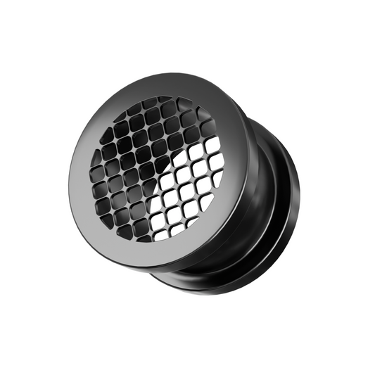 316L Surgical Steel Externally Threaded Screw Fit Flesh Tunnel - Monster Piercing