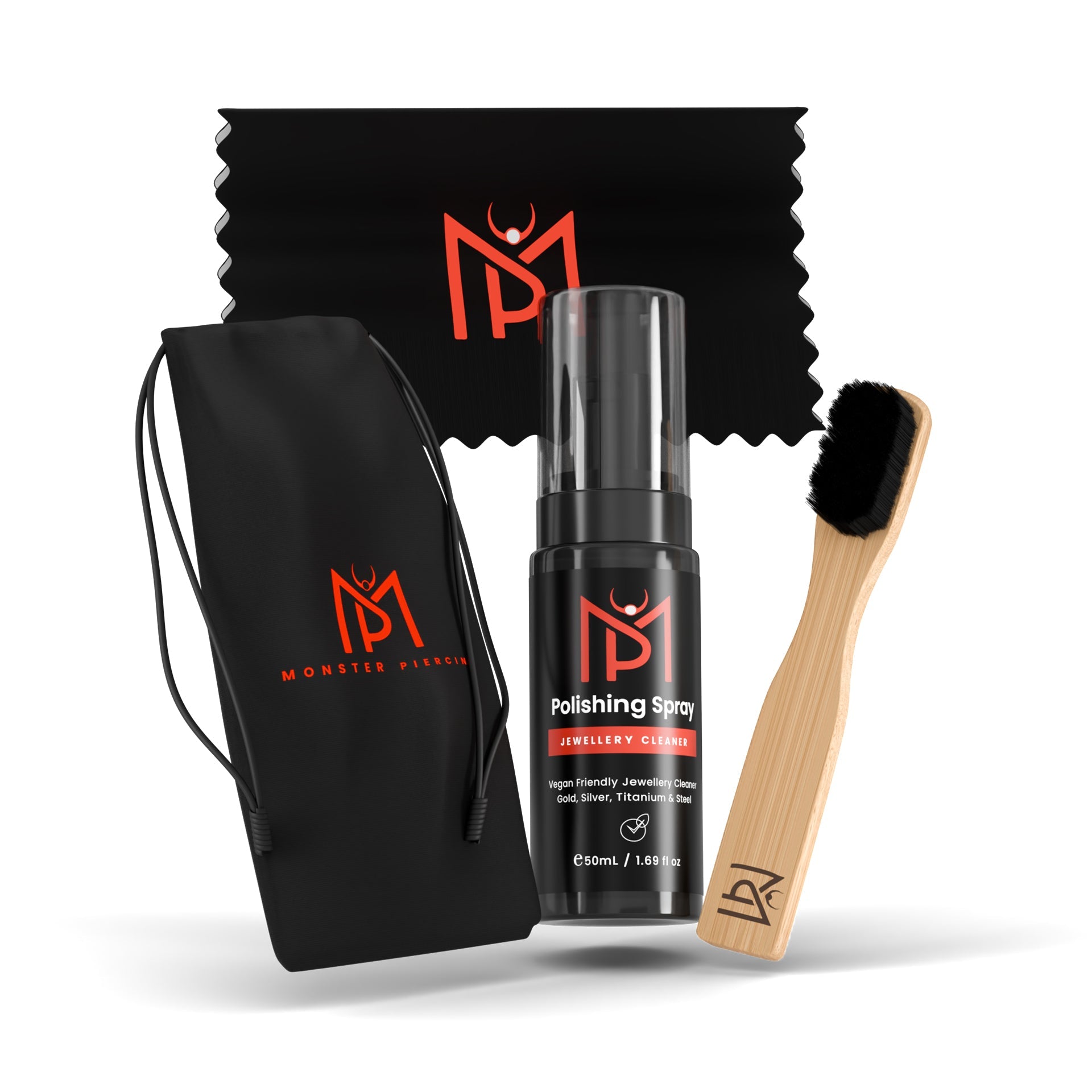 Monster Piercing's Jewellery Cleaning and Care Set - Monster Piercing