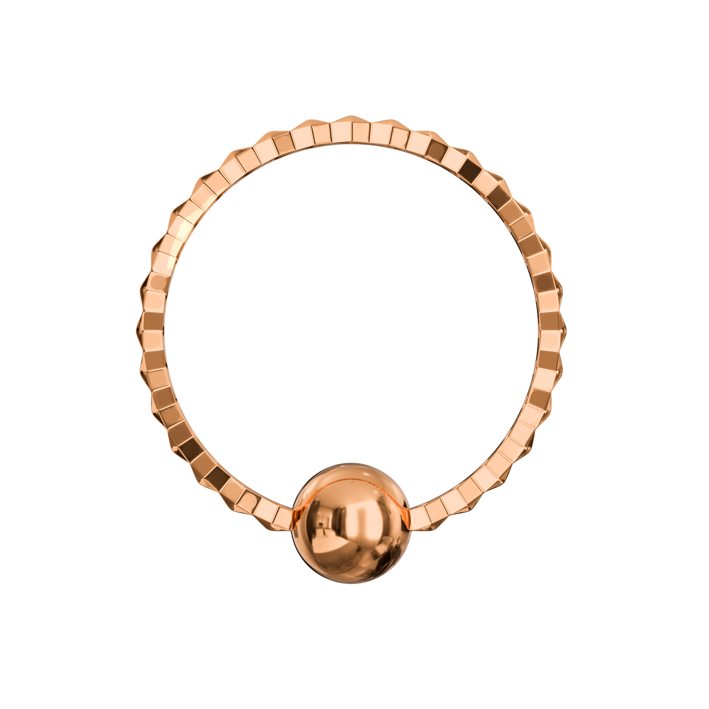 925 Sterling Silver Laser Cut BCR Design Nose Hoop Ring - Monster Piercing