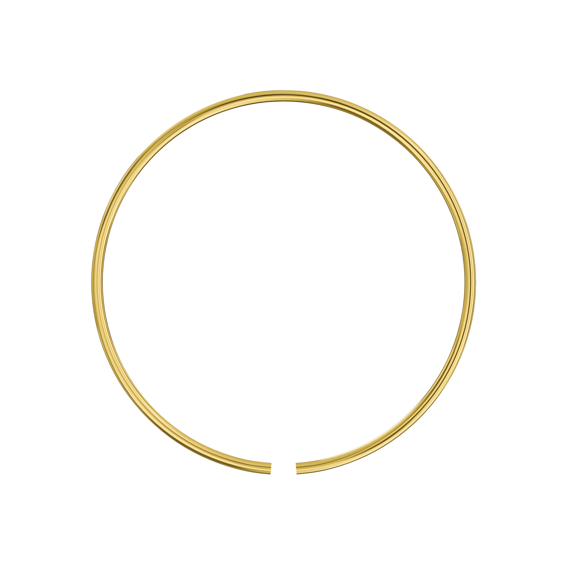 925 Sterling Silver Classic Seamless Nose Ring - Monster Piercing