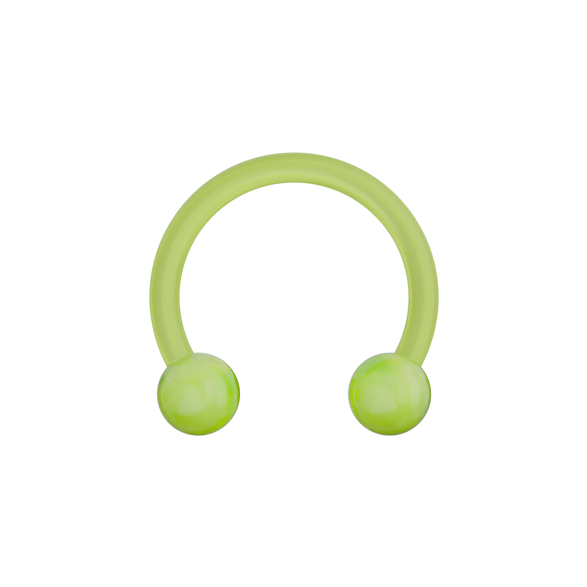 UV Circular Barbell With Marbled UV Balls (Pack of 10) - Monster Piercing