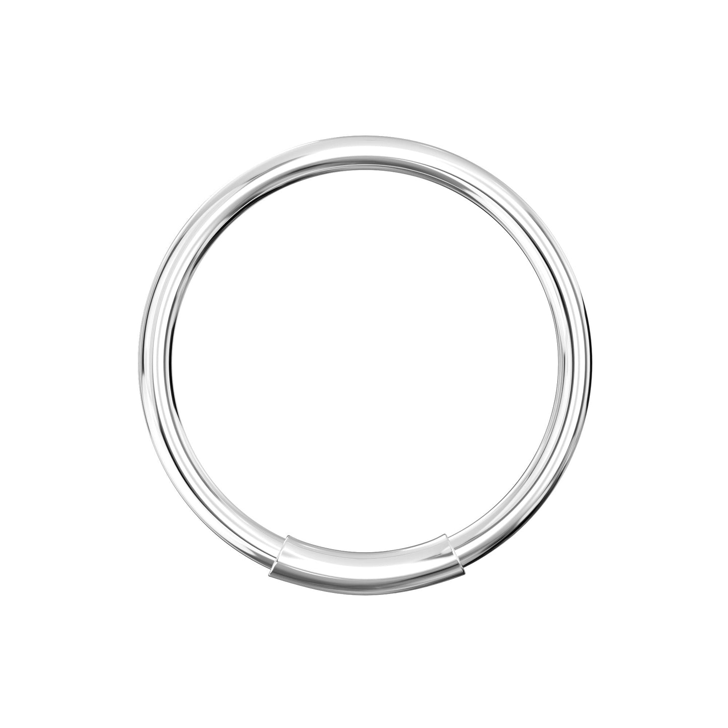 925 Sterling Silver Hoop Nose Ring - Monster Piercing
