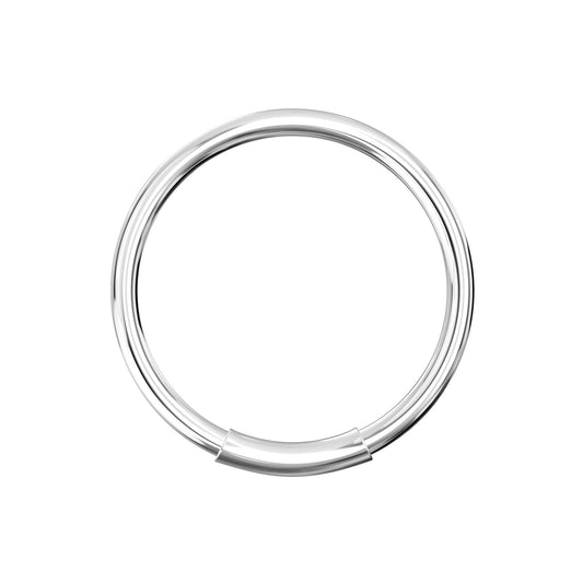 925 Sterling Silver Hoop Nose Ring - Monster Piercing