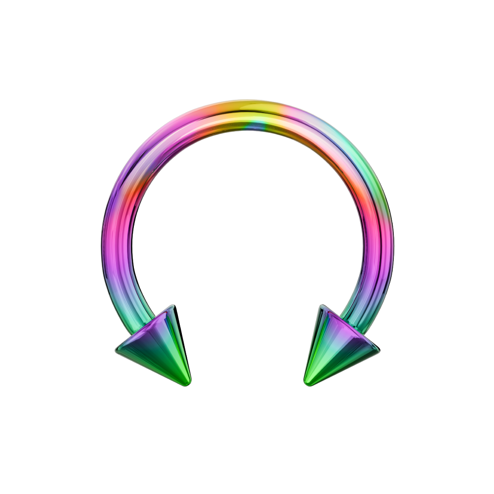 G23 Titanium Cone-End Circular Barbell - Monster Piercing