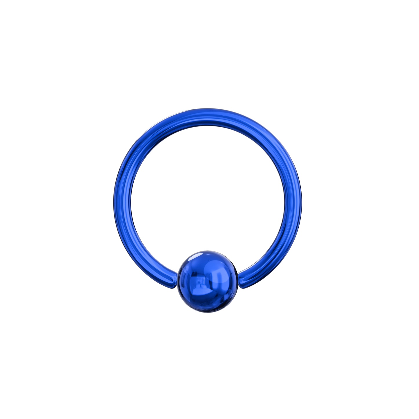 316L Surgical Steel Anodised BCR Ring - Monster Piercing