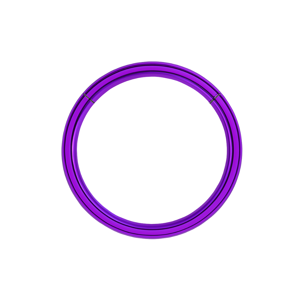 316L Surgical Steel 20G Hinged Segment Clicker Ring - Monster Piercing