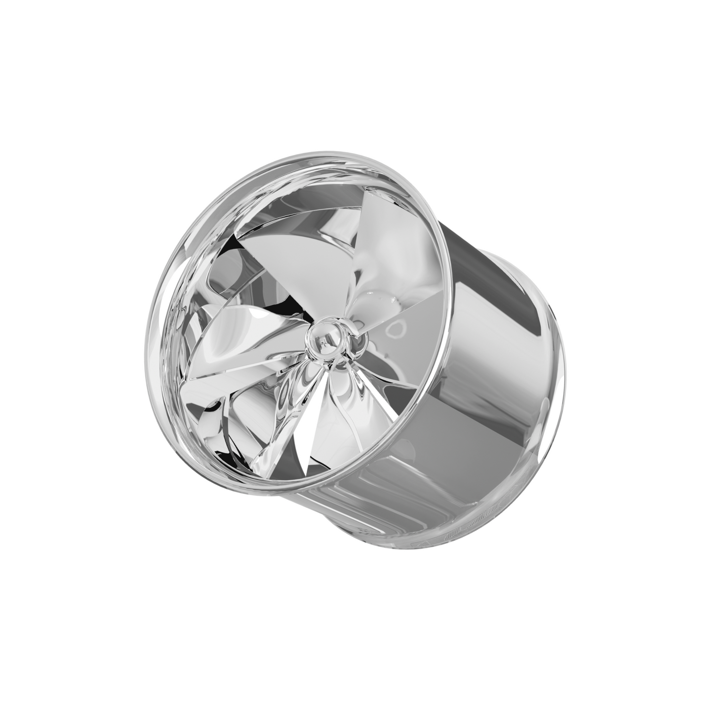 316L Surgical Steel Double Flared Fan Ear Flesh Tunnel - Monster Piercing