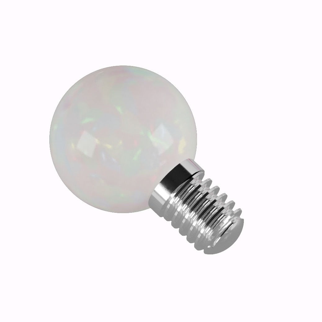 G23 Titanium Opal Ball Dermal Anchor Sets - Monster Piercing