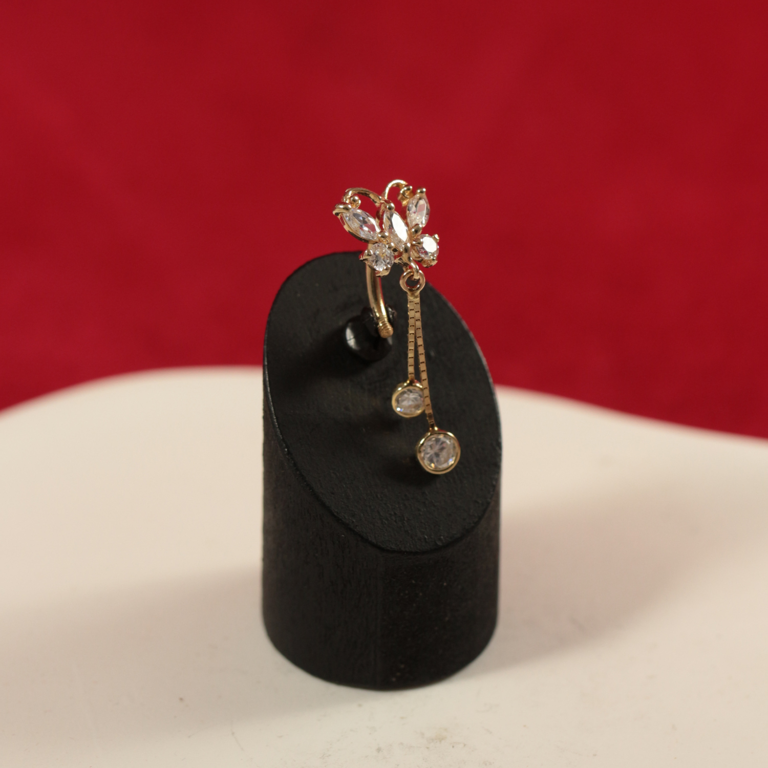 14K Gold Firefly Danglers Belly Ring - Monster Piercing