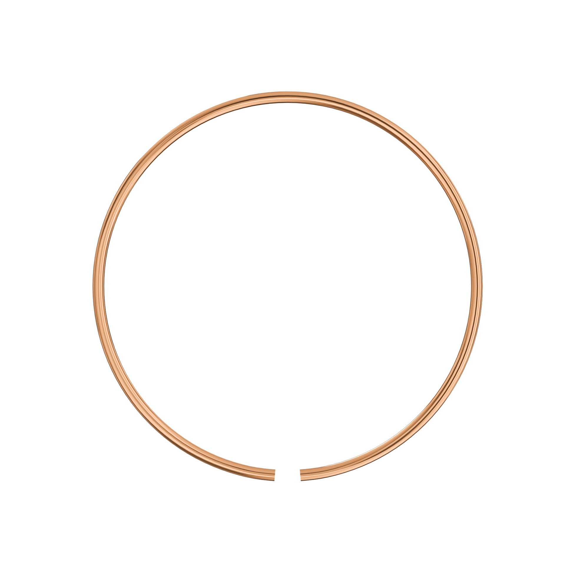 925 Sterling Silver Classic Seamless Nose Ring - Monster Piercing