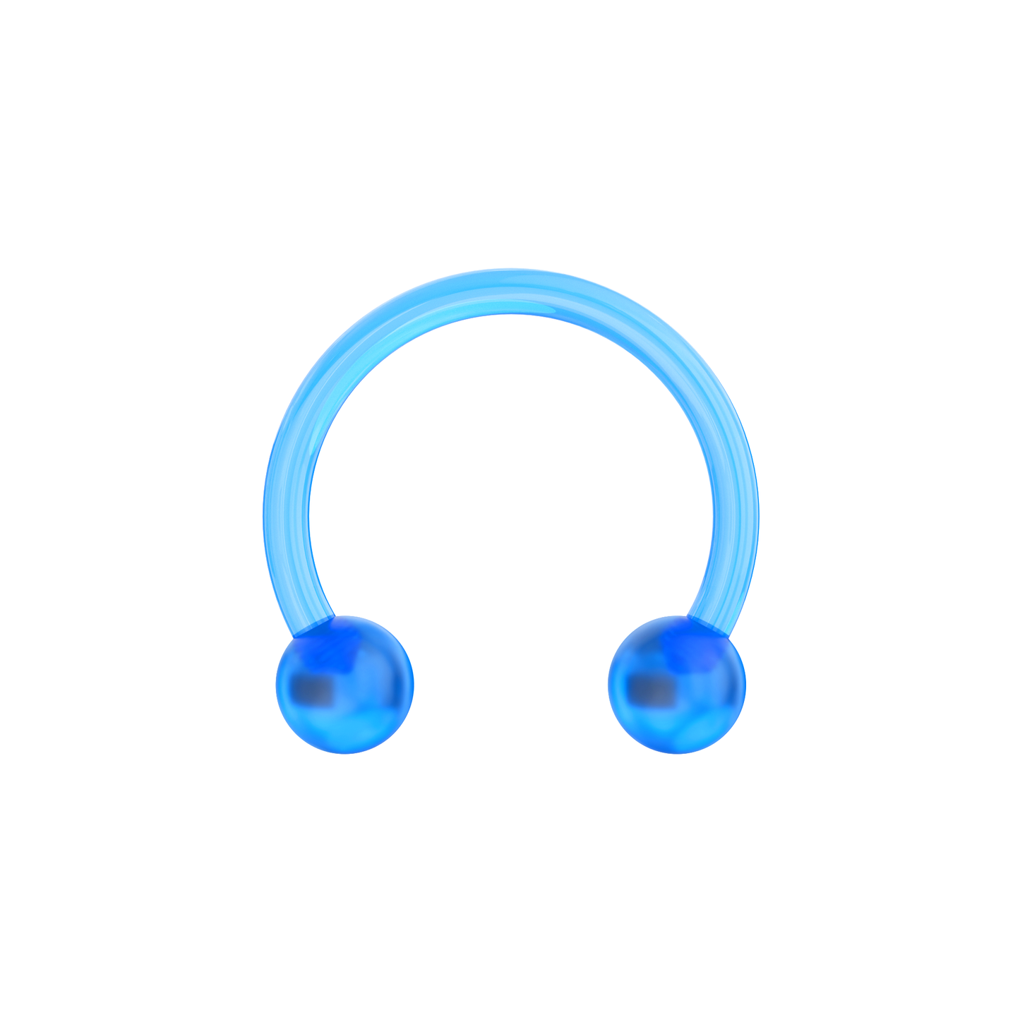 UV Circular Barbell With Basic UV Balls (Pack of 10) - Monster Piercing