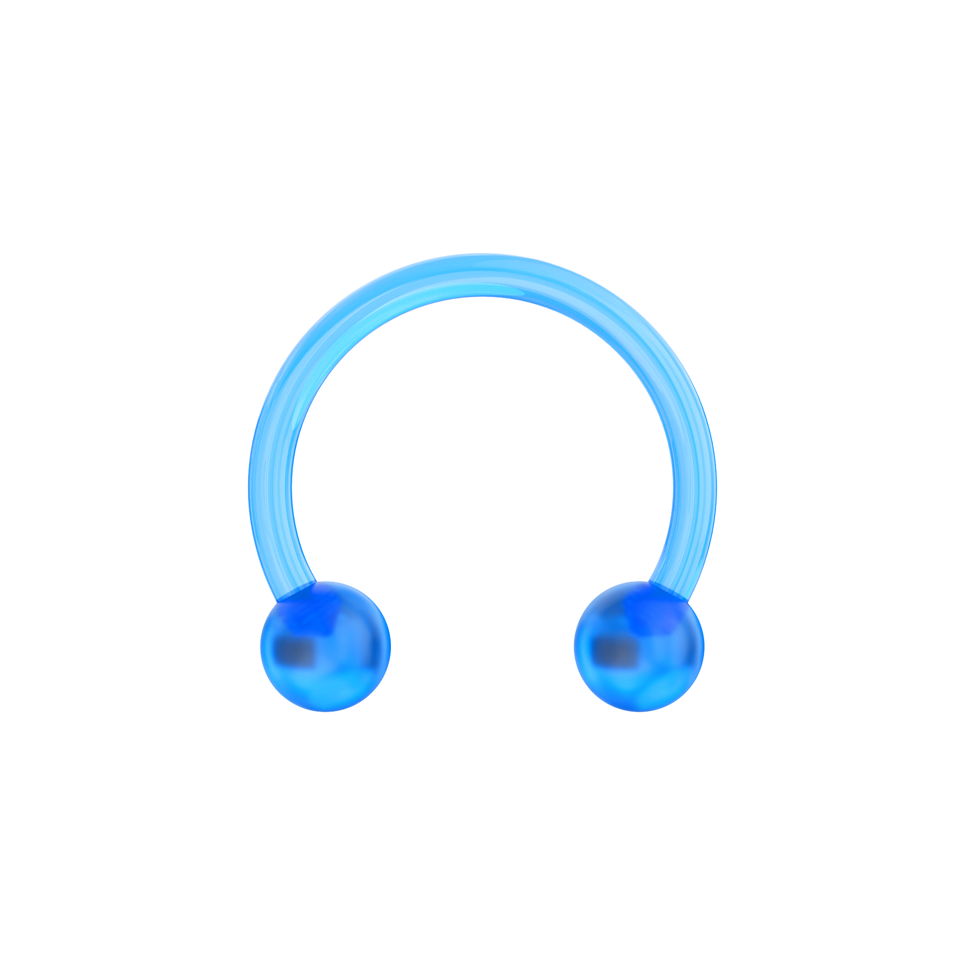 UV Circular Barbell With Basic UV Balls (Pack of 10) - Monster Piercing