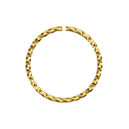 925 Sterling Silver Laser Cut Nose Ring - Monster Piercing