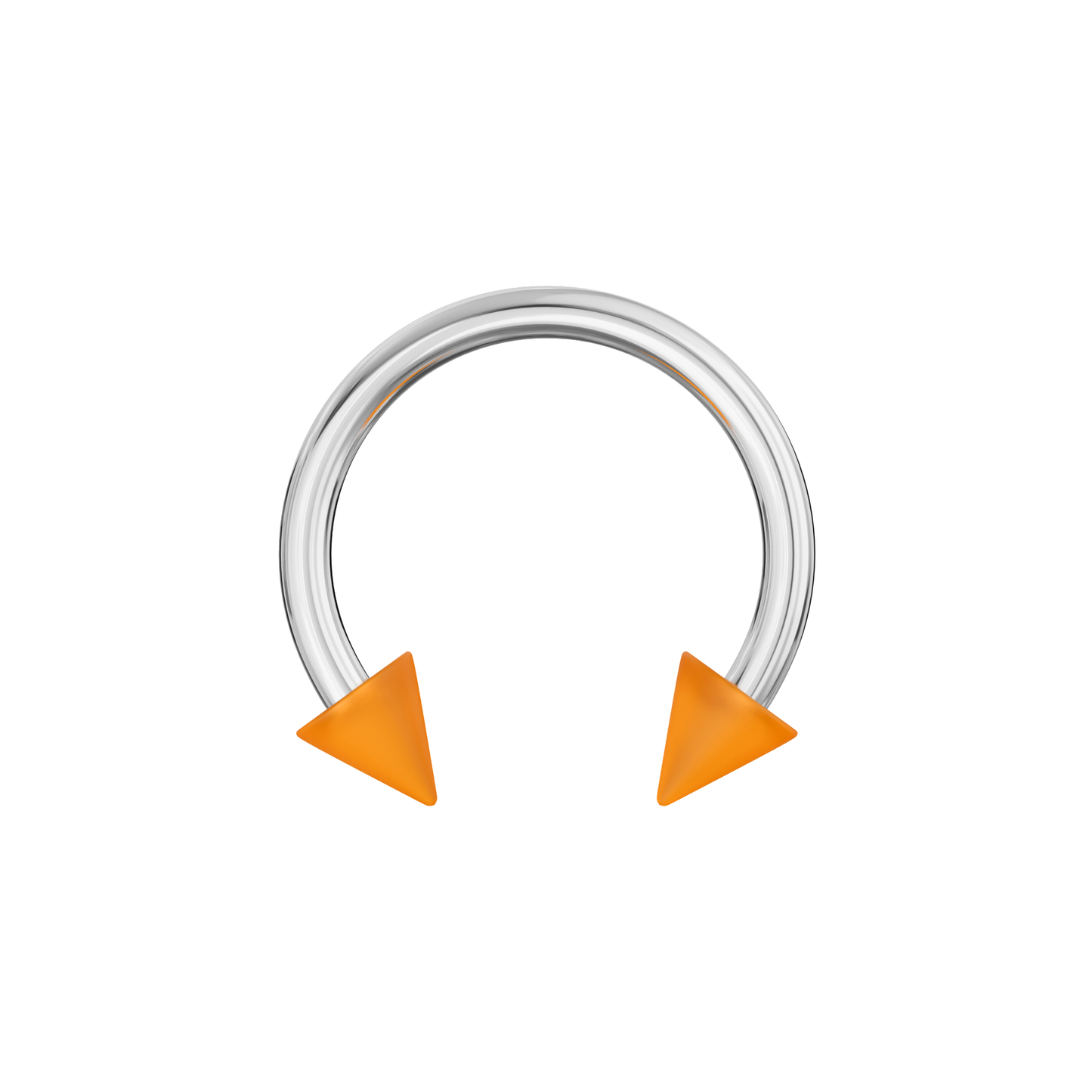 316L Surgical Steel Circular Barbell With 5 Colour UV Cones (Pack of 10) - Monster Piercing