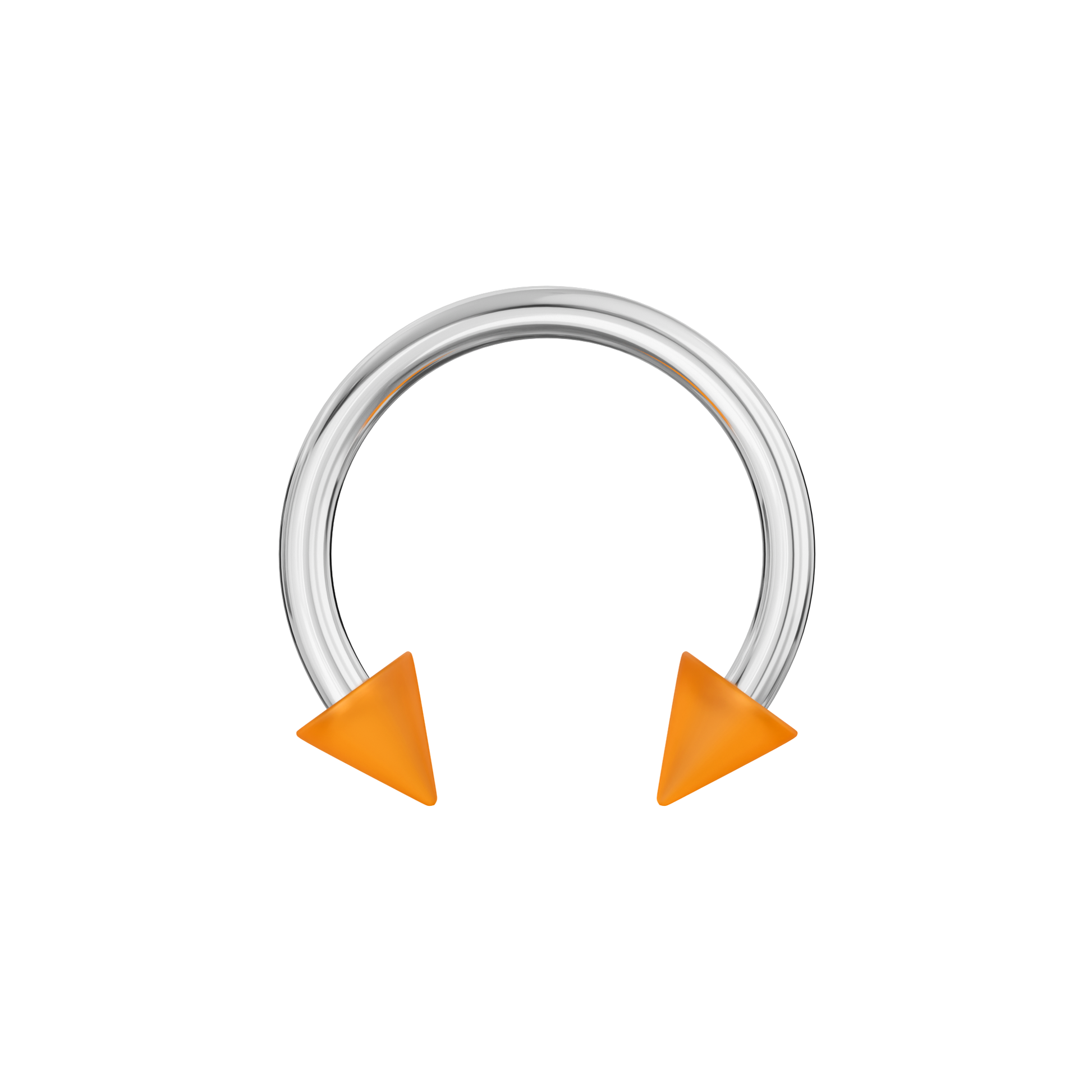 316L Surgical Steel Circular Barbell With 5 Colour UV Cones (Pack of 10) - Monster Piercing