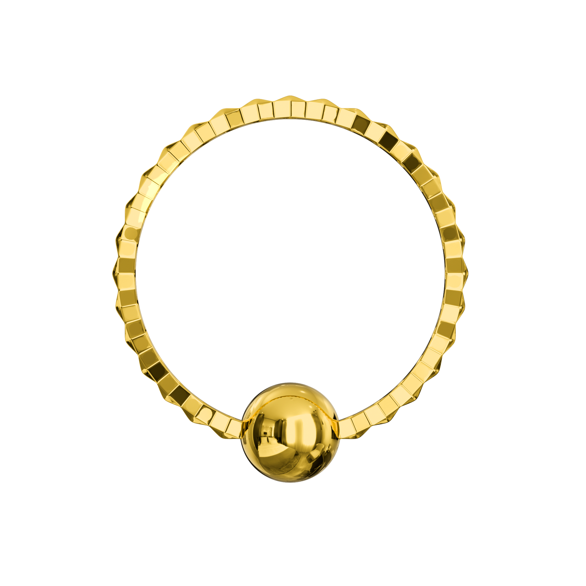 925 Sterling Silver Laser Cut BCR Design Nose Hoop Ring - Monster Piercing