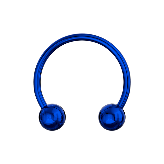 G23 Titanium Anodised Circular Barbell - Monster Piercing