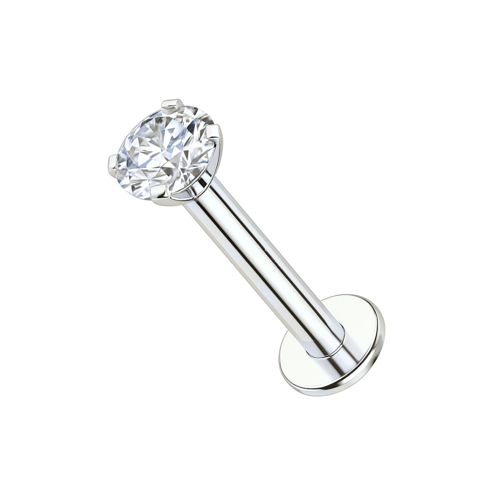 316L Surgical Steel Internal Threaded Cartilage Helix Tragus Piercing Stud