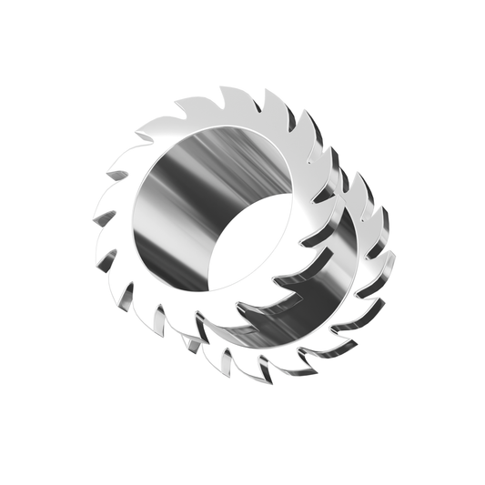 Saw Blade Screw Fit Flesh Tunnel - Monster Piercing