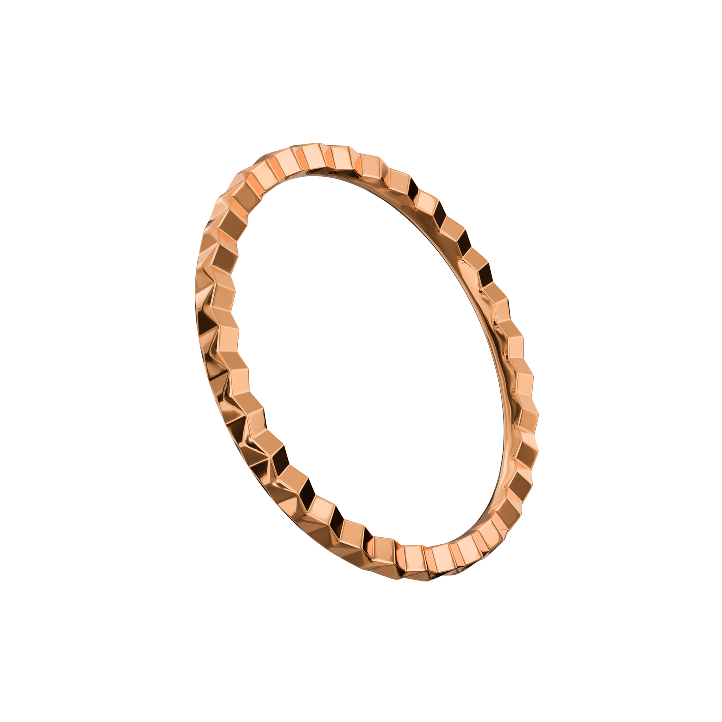 925 Sterling Silver Pyramid Cuts Nose Hoop Ring Silver Silver / 6mm Silver / 8mm Gold / 6mm Gold / 8mm Rose Gold / 6mm Rose Gold / 8mm