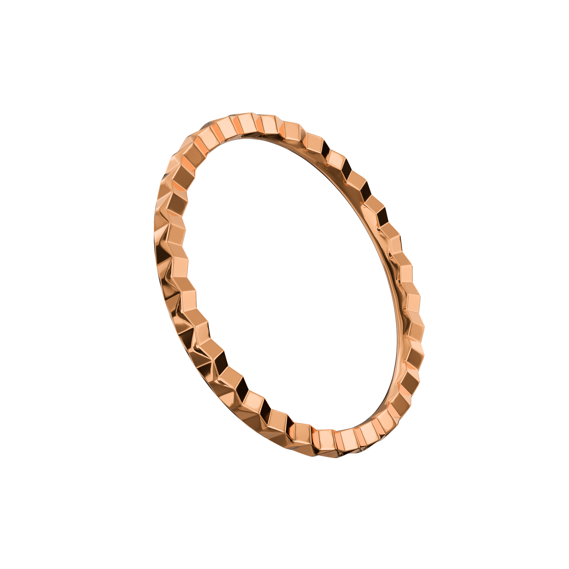 925 Sterling Silver Pyramid Cuts Nose Hoop Ring Silver Silver / 6mm Silver / 8mm Gold / 6mm Gold / 8mm Rose Gold / 6mm Rose Gold / 8mm