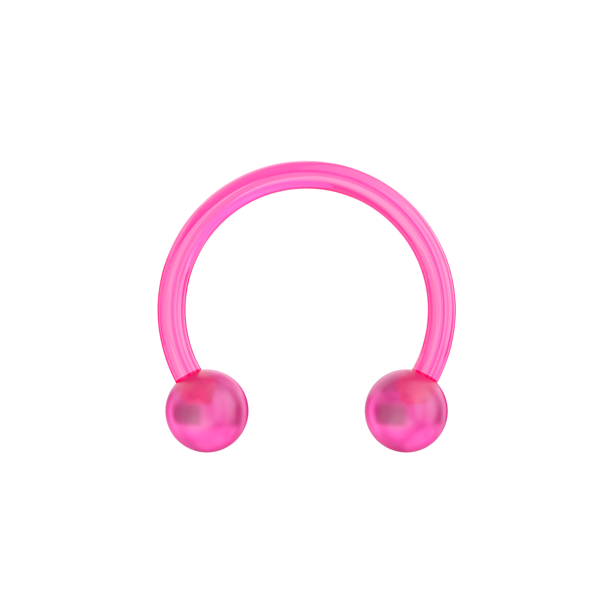 UV Circular Barbell With Basic UV Balls (Pack of 10) - Monster Piercing