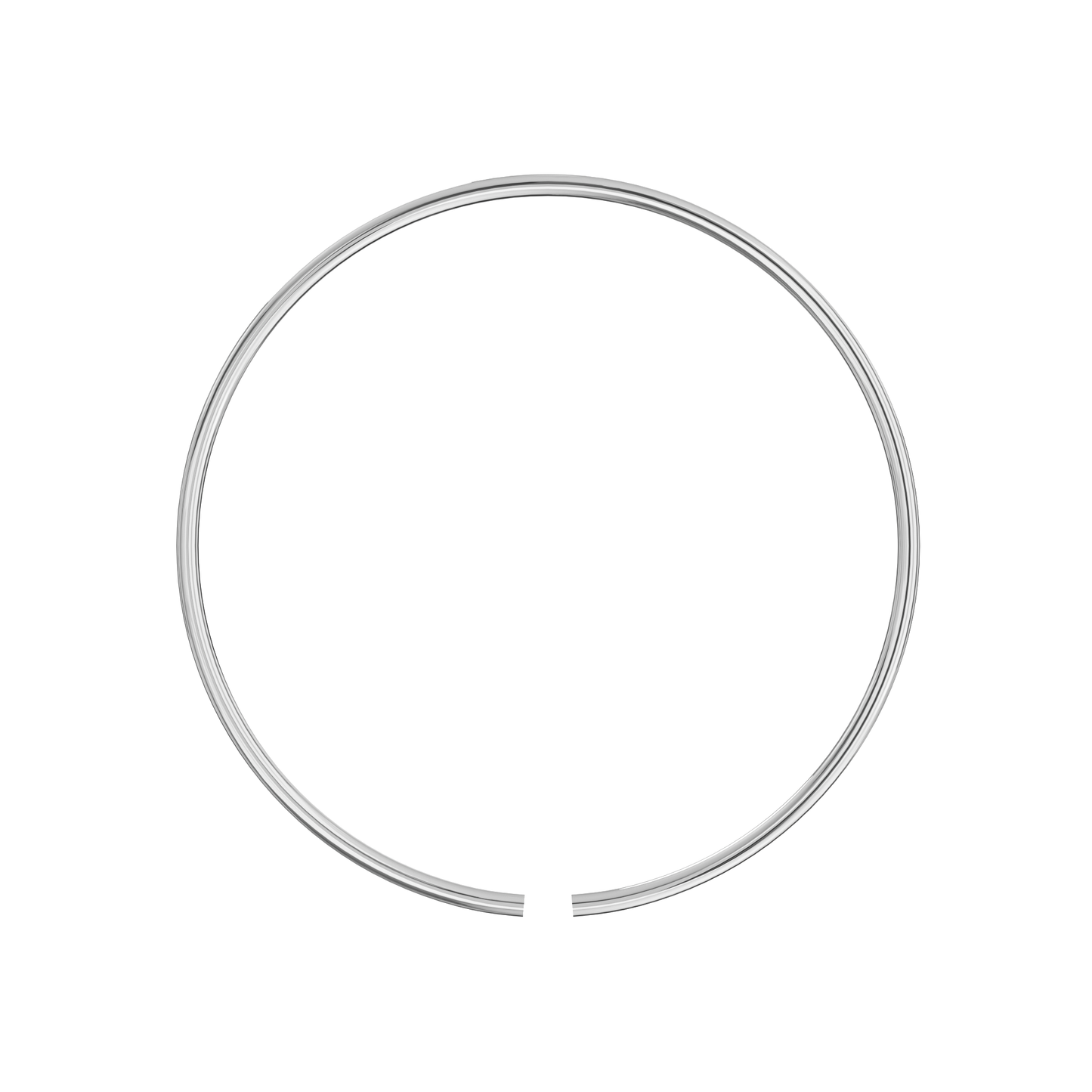 925 Sterling Silver Classic Seamless Nose Ring - Monster Piercing