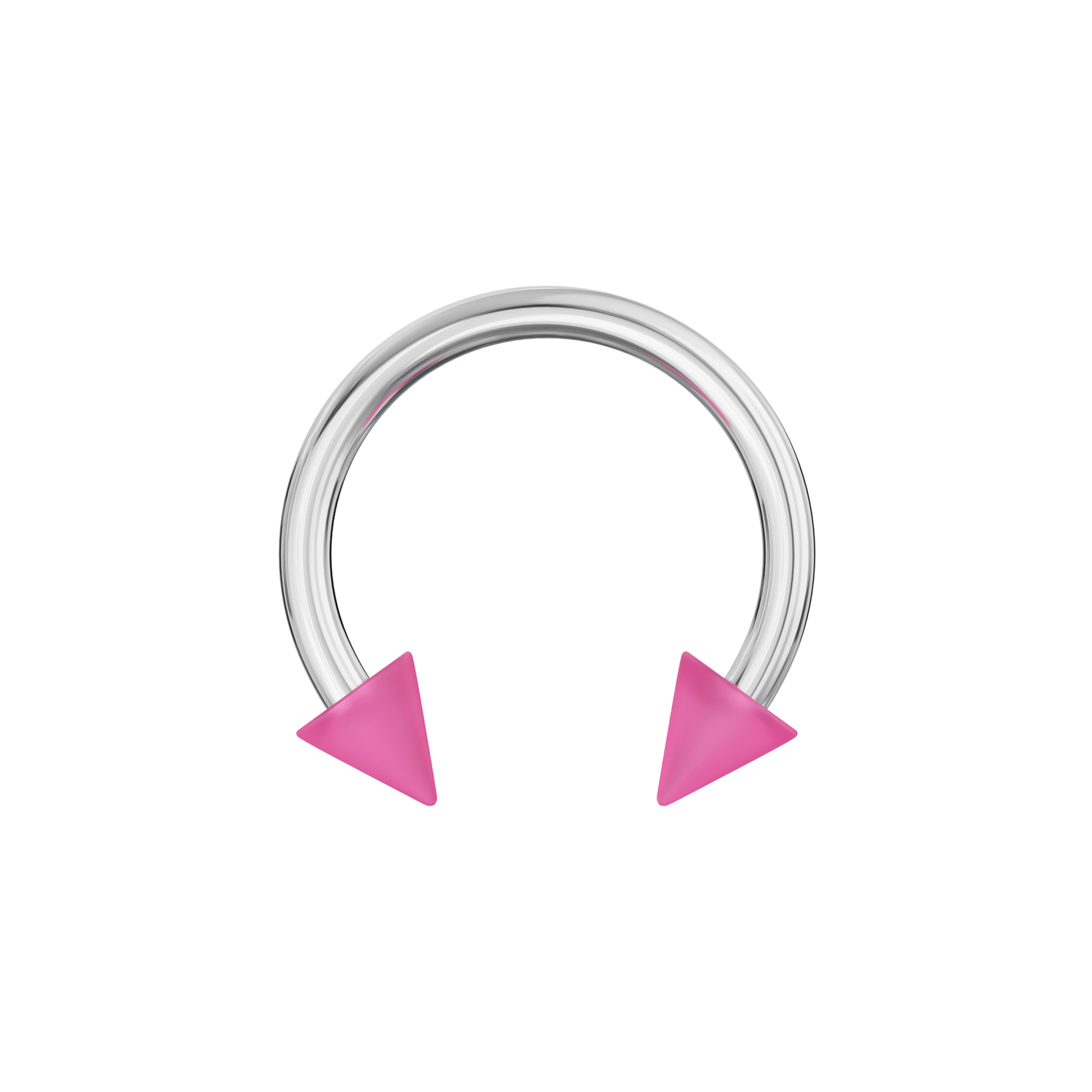 316L Surgical Steel Circular Barbell With 5 Colour UV Cones (Pack of 10) - Monster Piercing