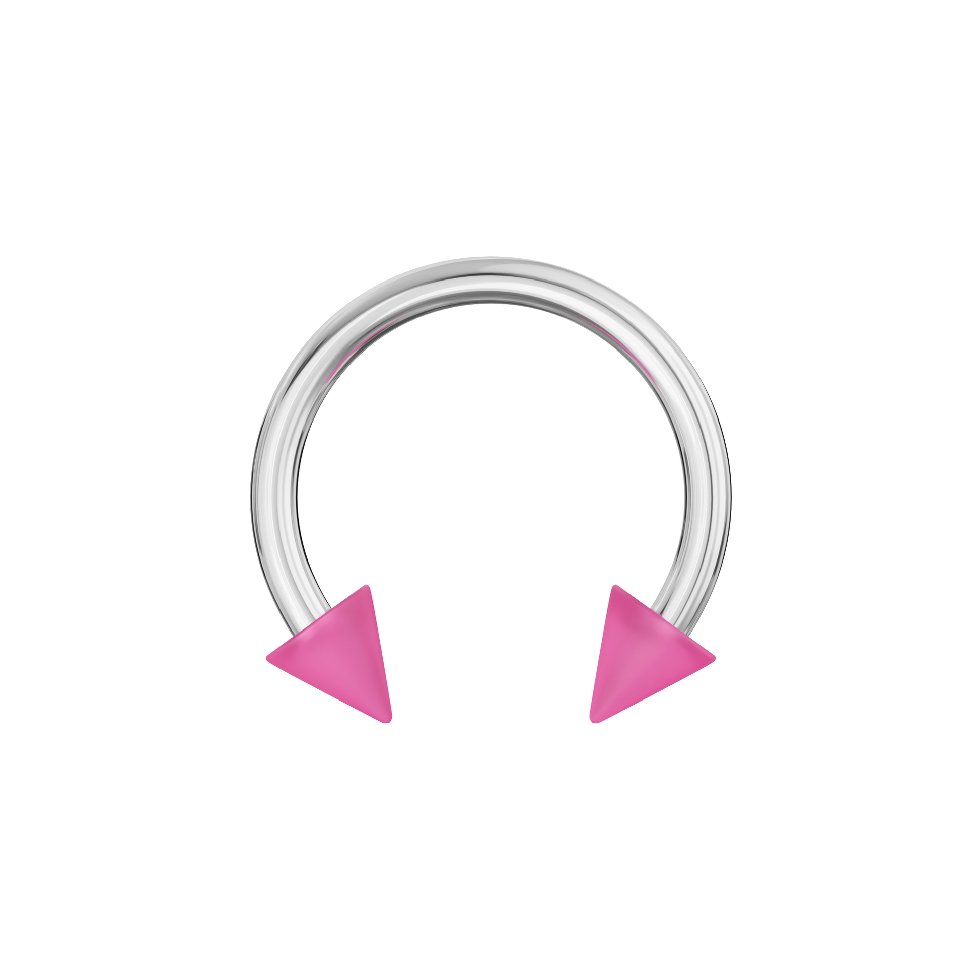 316L Surgical Steel Circular Barbell With 5 Colour UV Cones (Pack of 10) - Monster Piercing