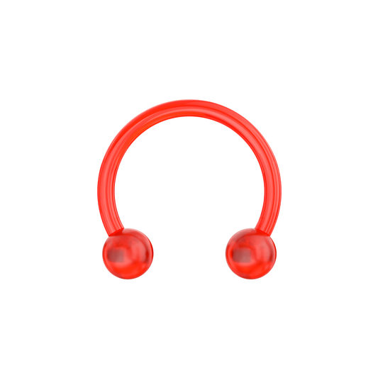 UV Circular Barbell With Basic UV Balls (Pack of 10) - Monster Piercing