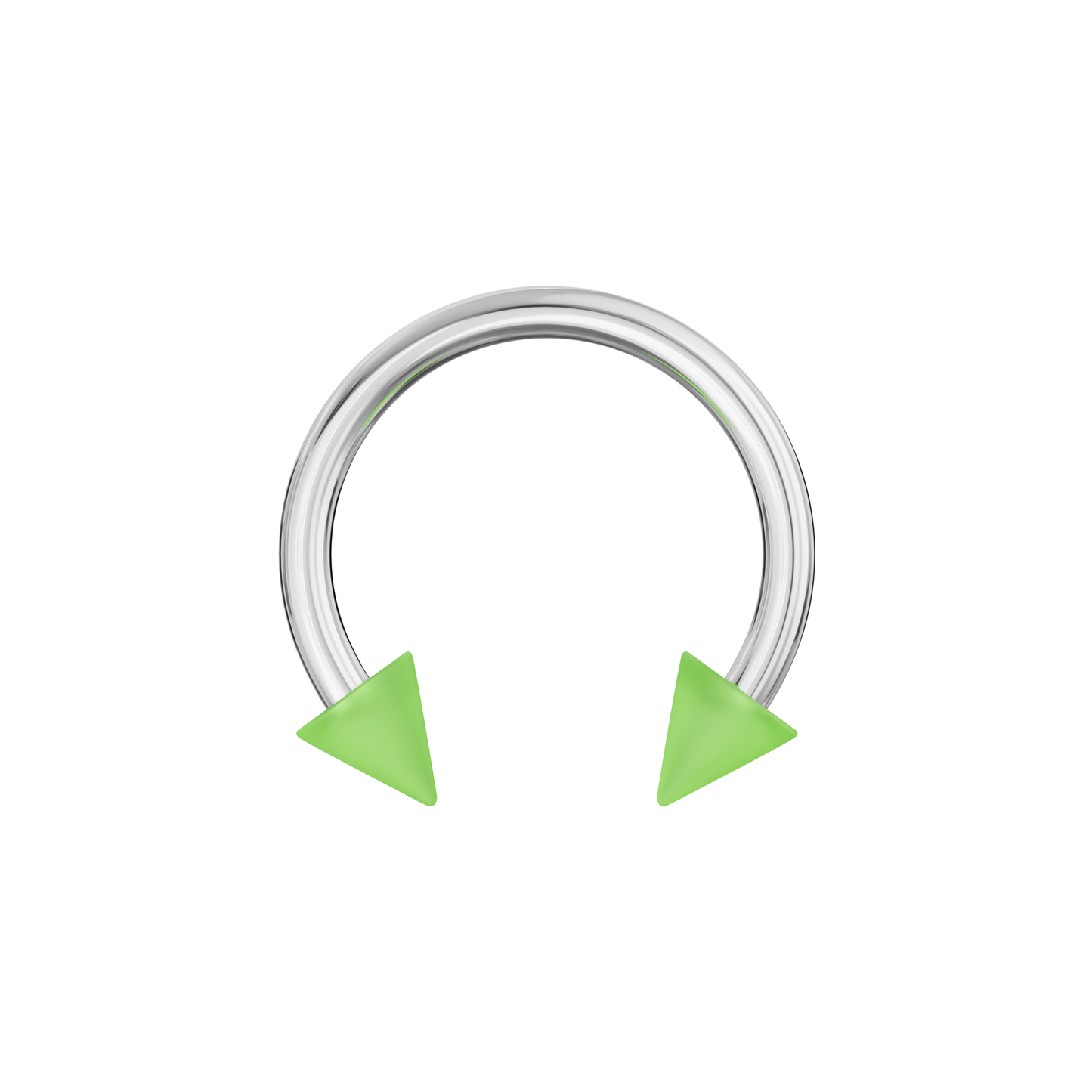 316L Surgical Steel Circular Barbell With 5 Colour UV Cones (Pack of 10) - Monster Piercing