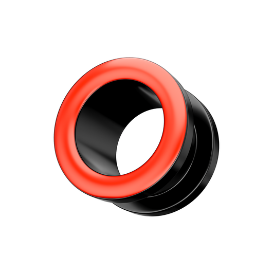 UV Coloured Inlay Screw Fit Flesh Tunnel - Monster Piercing