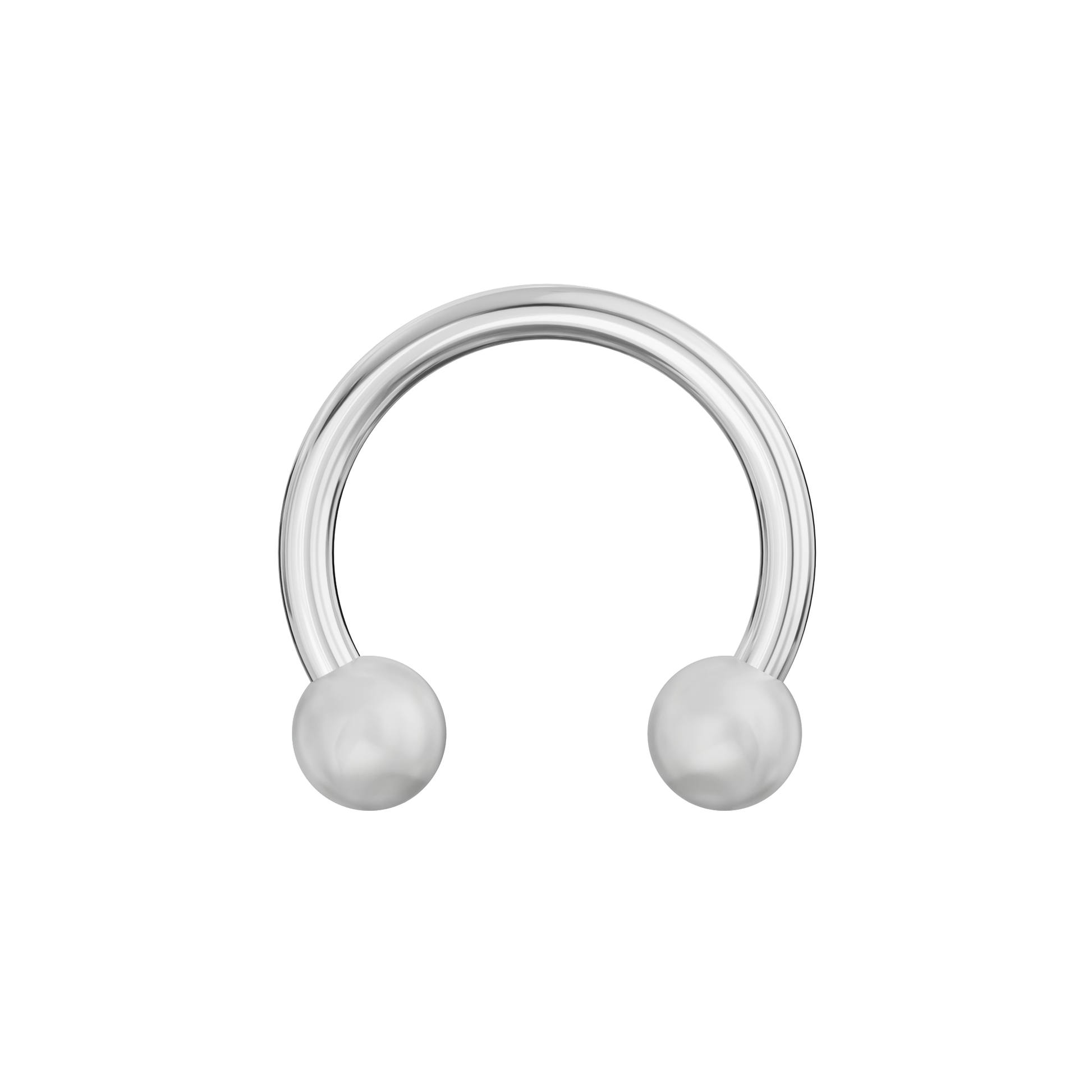 316L Surgical Steel Circular Barbell With Marble UV Balls (Pack of 10) - Monster Piercing