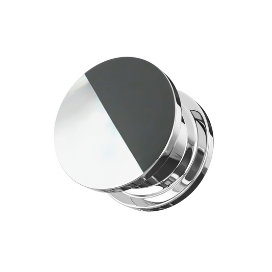 316L Surgical Steel B&W Shell Flesh Tunnel - Monster Piercing