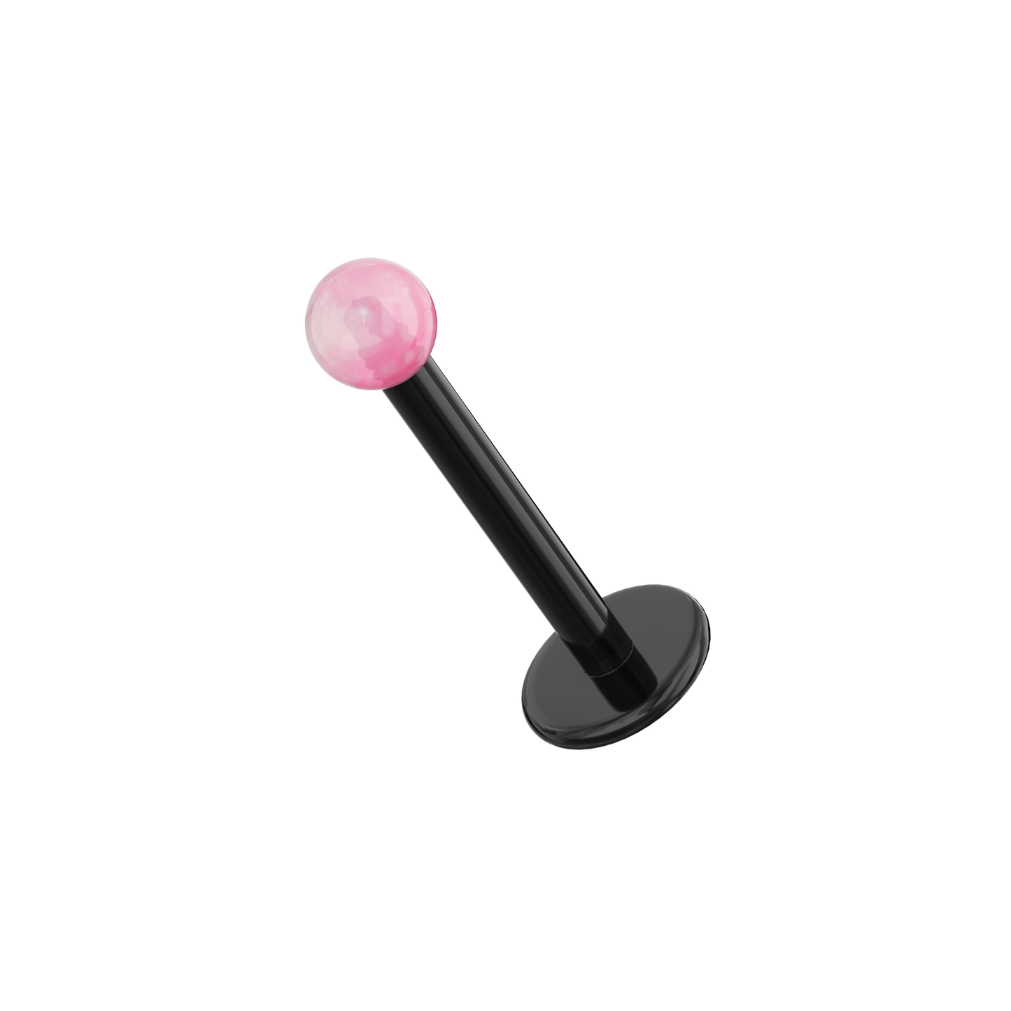 UV Black Labret with Basic UV Balls (Pack of 10) - Monster Piercing