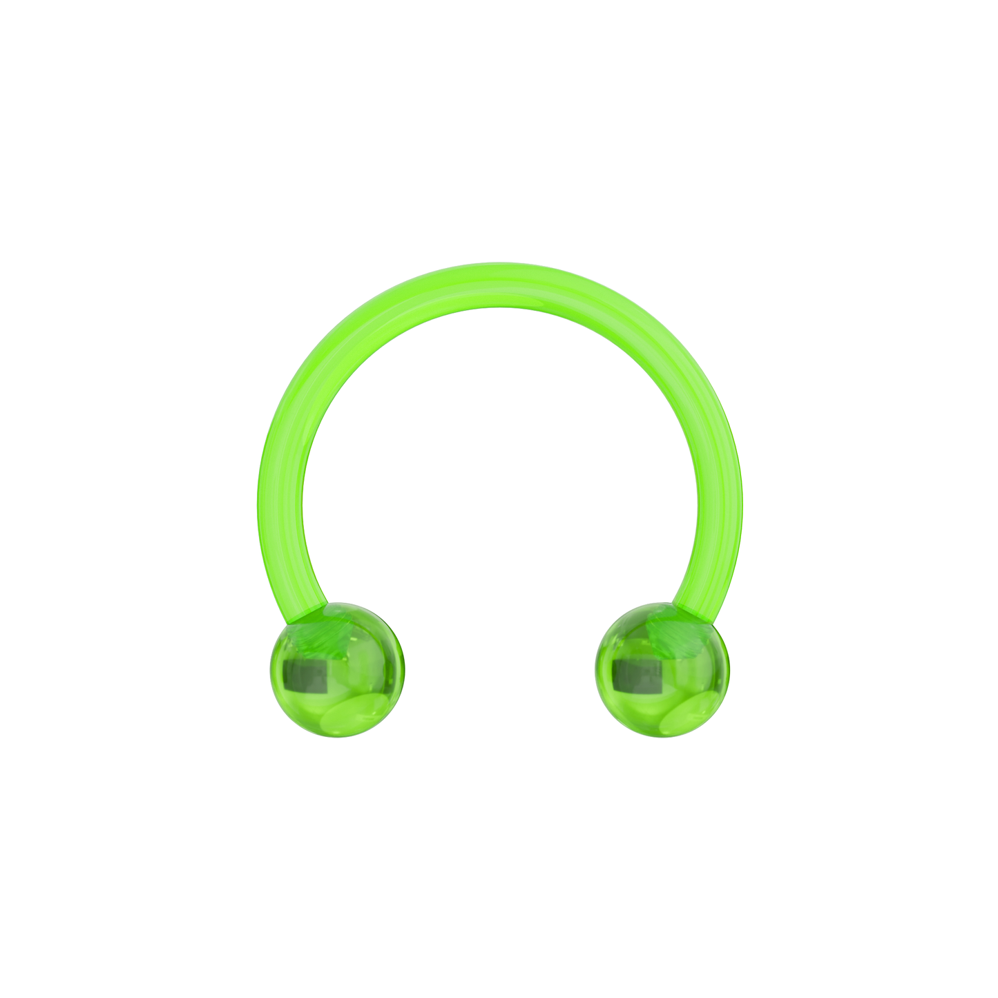 UV Circular Barbell With Basic UV Balls (Pack of 10) - Monster Piercing