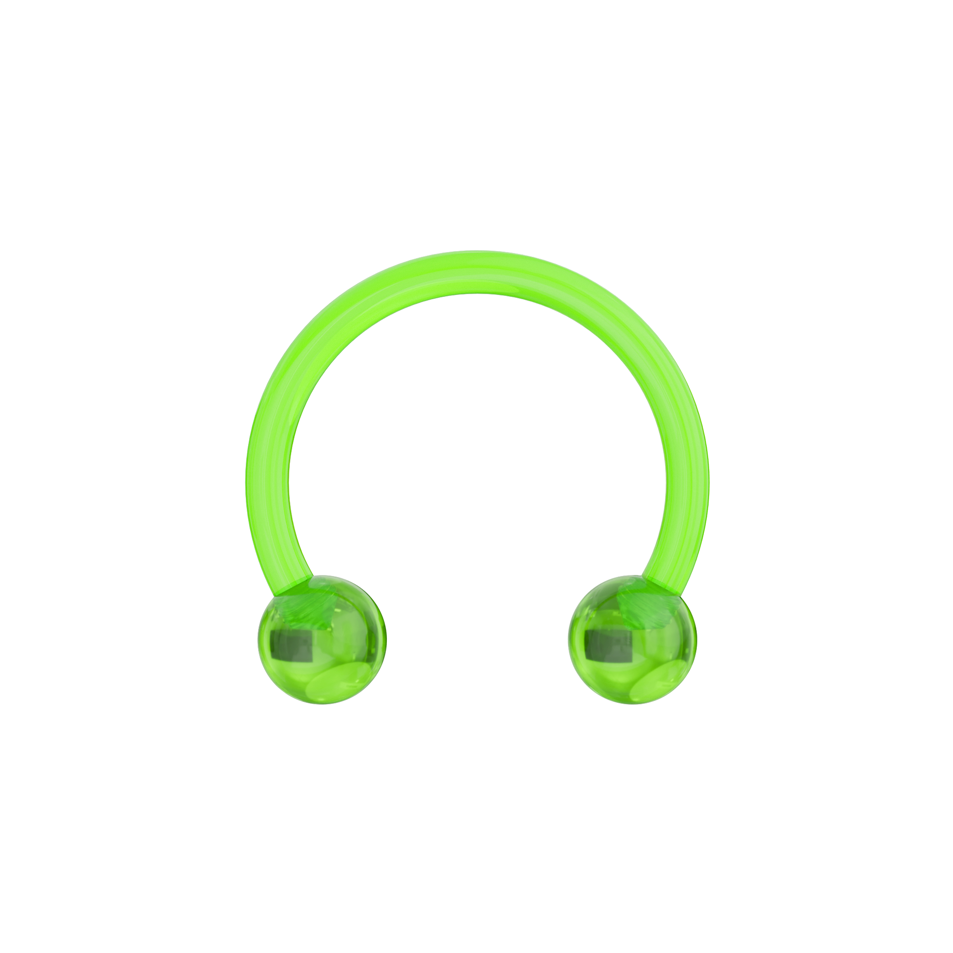 UV Circular Barbell With Basic UV Balls (Pack of 10) - Monster Piercing