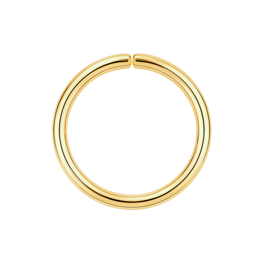 9K Gold Seamless Continuous Nose Hoop Ring - Monster Piercing