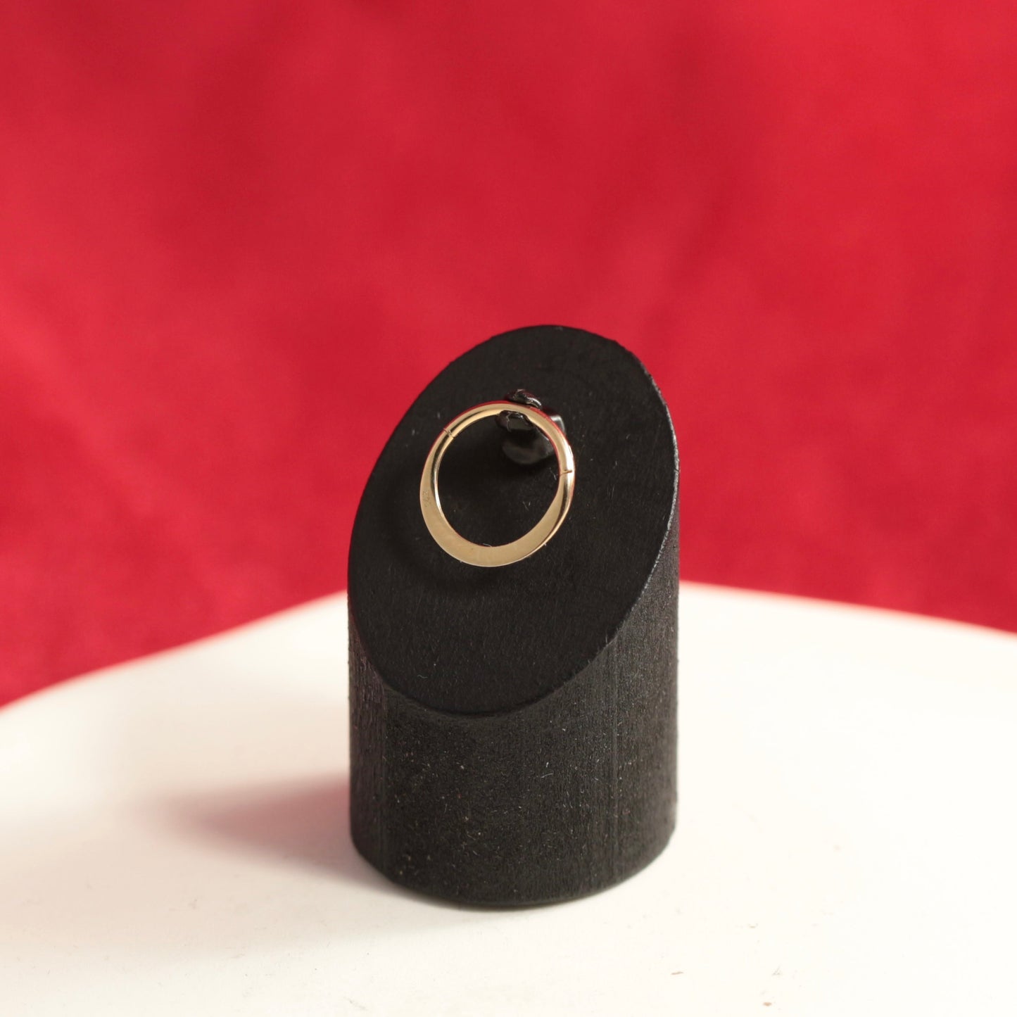 14K Gold Classic Chunky Segment Clicker Ring 7mm 8mm 10mm