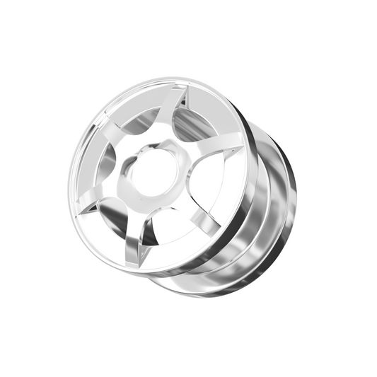 316L Surgical Steel Alloy Wheel Screw Fit Flesh Tunnel - Monster Piercing