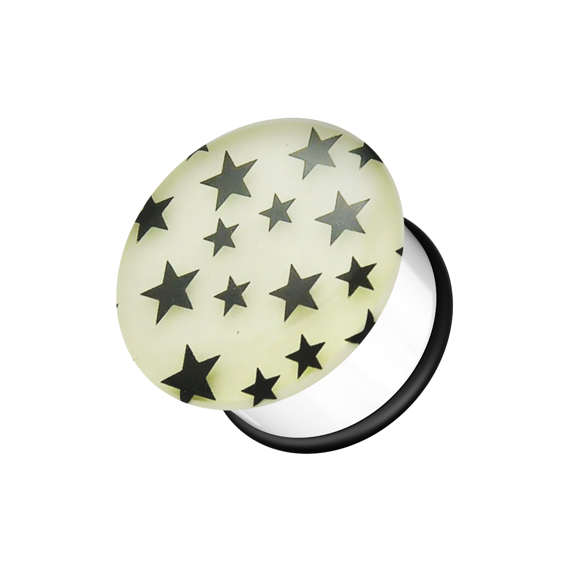 UV Halloween Glow In The Dark Ear Plug - Monster Piercing